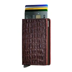 Slimwallet Secrid Nile-brown'un Küçük RFID Cüzdanı