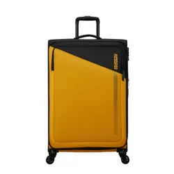 Большой расширенный чемодан American Tourister Daring DASH EXP-black / yellow