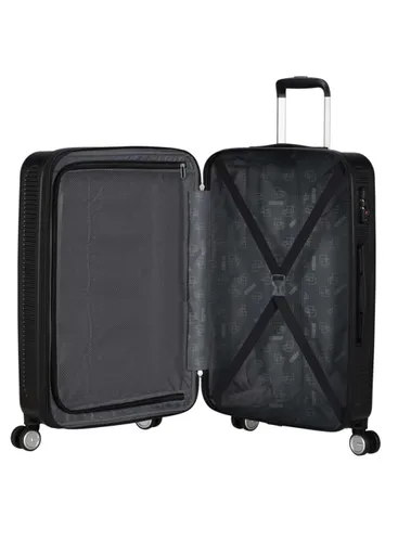 Walizka średnia poszerzana American Tourister Astrobeam - storm black