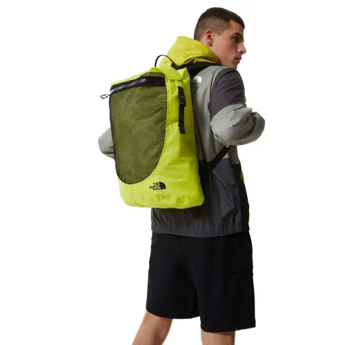 North Face Waterproof Rolltop повседневный рюкзак-Sulphur Spring Green-Tnf Black