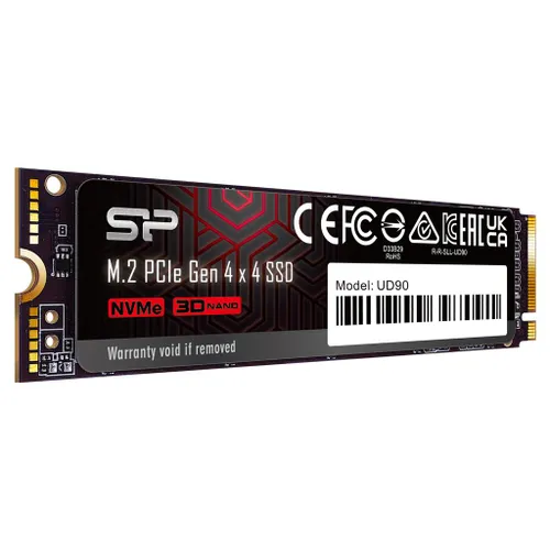 Dysk Silicon Power UD90 1TB M.2 PCIe Gen 4x4 NVMe