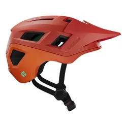 Kask rowerowy LAZER Coyote KinetiCore Rdzawo-pomarańczowy mat MTB z możliwością zamontowania lampki (rozmiar S)