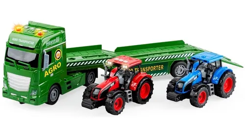 Zestaw pojazdów DUMEL Flota miejska Transporter rolniczy HT30907 (3 szt.)