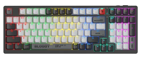 Klawiatura mechaniczna A4tech Bloody WS98 Szary