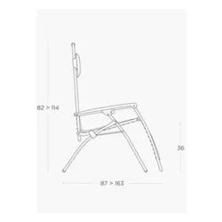 Fotel relaksacyjny Lafuma R Clip Batyline Iso - chlorophylle