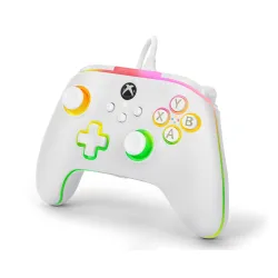 Pad PowerA Advantage Wired Controller Lumectra White do Xbox Series X/S, Xbox One, PC Przewodowy