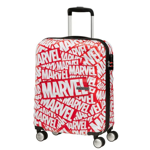 Walizka kabinowa American Tourister Wavebreaker - Marvel logo