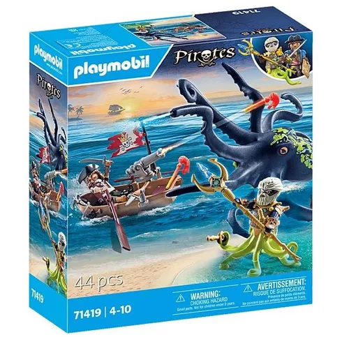 Набор фигурок Playmobil Пираты 71419 Бой гигантских осьминогов