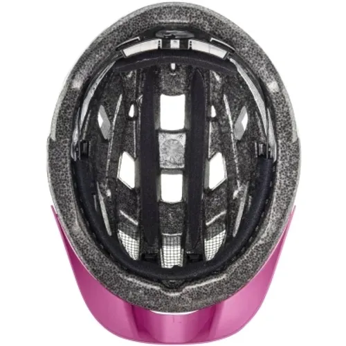 Kask rowerowy Uvex Air Wing różowo-biały kropki