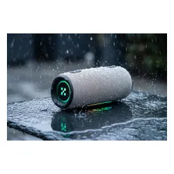 Głośnik mobilny XMUSIC BTS860 Bluetooth, Moc 40W, IP66, Akumulator 5000 mAh,  Radio FM, Szary