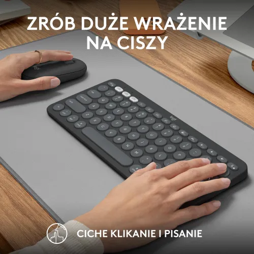 Zestaw Logitech Pebble 2 Combo dla Mac (grafitowy)