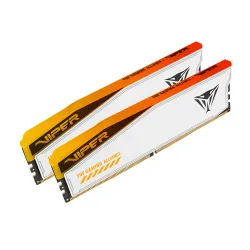 Pamięć RAM Patriot Viper Elite 5 RGB TUF Gaming Alliance DDR5 32GB (2 x 16GB) 6600 CL34 Biały