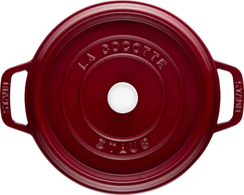 Garnek żeliwny okrągły 3.85 ltr, bordeaux STAUB LA COCOTTE Kasztanowy