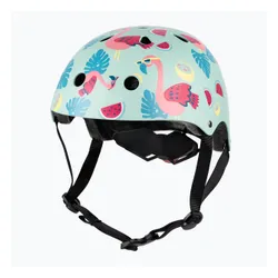 Kask rowerowy dziecięcy Hornit Flaming blue/pink