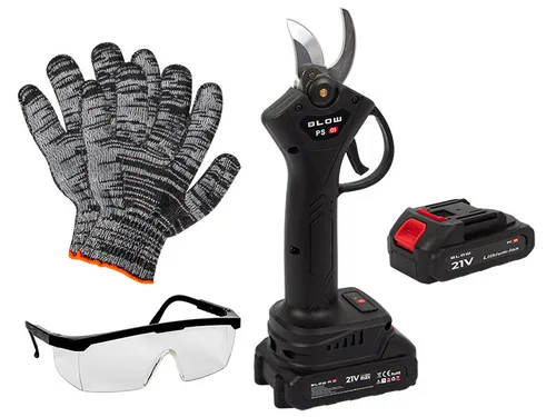 Sekator Akumulatorowy Elektryczny Nożyce Sekator Ogrodowy Do Gałęzi 500W