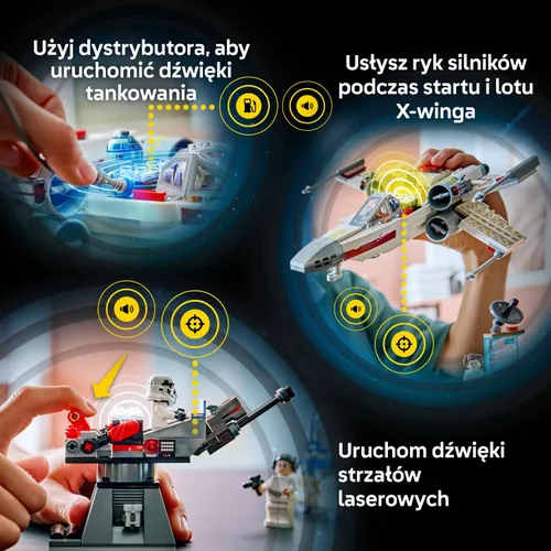 LEGO 75423 Star Wars SMART Play X-Wing Czerwona Piątka Luke