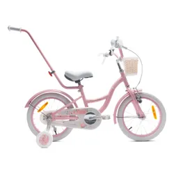 Rower dziecięcy SUN BABY Flower Bike 16 cali dla dziewczynki Różowy