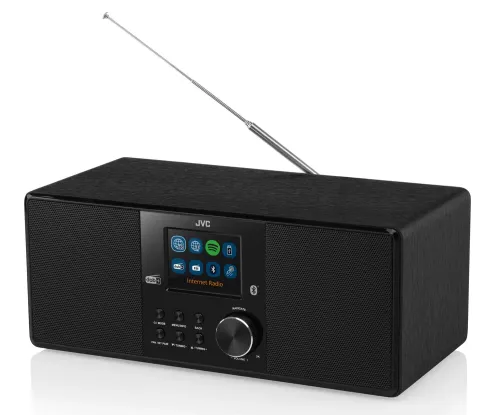 Radioodbiornik JVC RA-E981B Radio FM DAB+ Internetowe Bluetooth Czarny