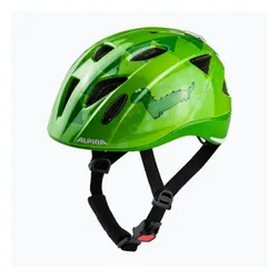 Kask rowerowy dziecięcy Alpina Ximo Flash green dino gloss