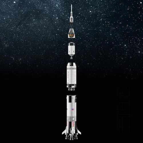 Конструктор Lego Ideas ракета NASA Apollo Saturn V (92176)