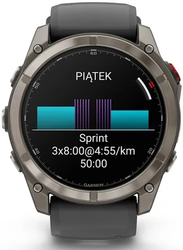 Zegarek sportowy GARMIN Fenix 8 Pro 51mm Czarny