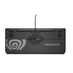 Klawiatura mechaniczna Genesis Thor 230 TKL Naval Blue Negative US RGB Outemu Panda Szary