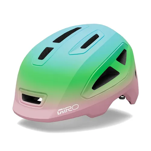 Kask rowerowy dziecięcy Giro Scamp II matte light pink/green fade