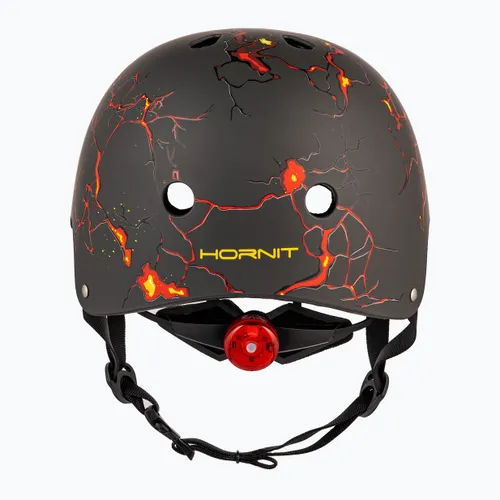 Kask rowerowy dziecięcy Hornit Lava brown