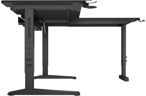 Biurko gamingowe narożne GENESIS Holm Modular 160 Czarny