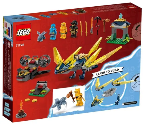 Конструктор LEGO Ninjago 71798 Нья и Арин - битва на спине маленького дракона