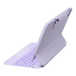 Etui na iPad Air 13 cali TYPECASE Edge+ Jasnofioletowy Klawiatura