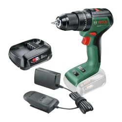 Wiertarko-wkrętarka BOSCH UniversalImpact 18V-60 06039D7100 + Akumulator BOSCH 1600A02625 2.5Ah 18V + Ładowarka