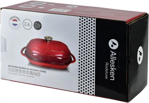 Brytfanna do pieczenia MONDEX Rodeluxe 2.6 l Czerwony