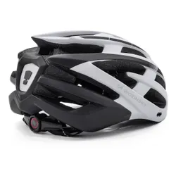 Kask rowerowy WOZINSKY HT-28VCB Czarno-biały MTB z lampką (rozmiar M)