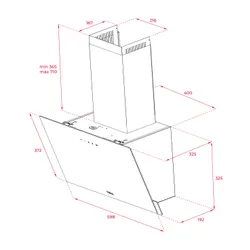 Вытяжка Teka DVN 64030 TTC BK черный