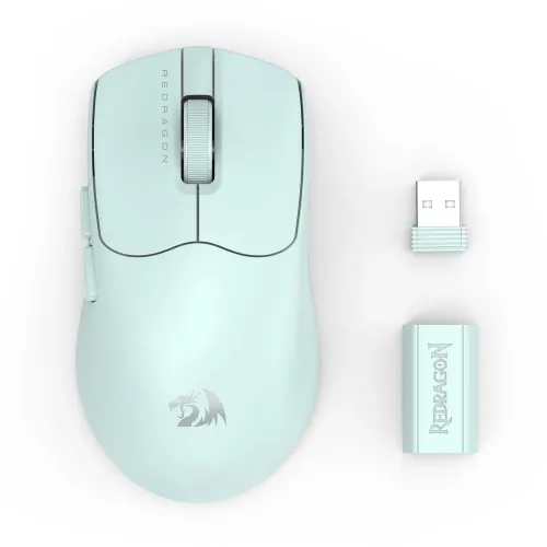 Myszka gamingowa Redragon M933BM-ULT Axion Light Blue