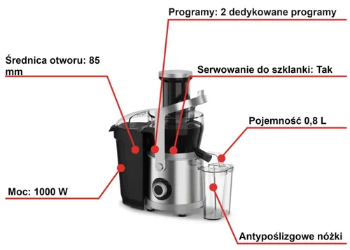 Sokowirówka TEFAL Nutri XXL ZE660D10
