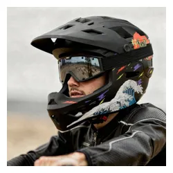Kask KAMIKAZE Ronin Czarny Full Face (rozmiar M)