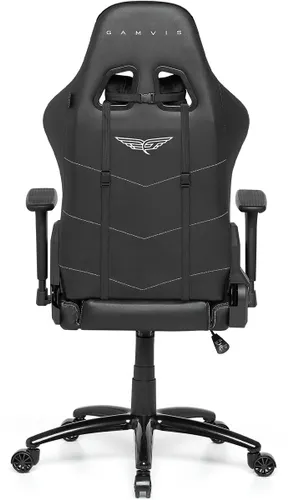 Fotel GAMVIS Phantom Large Czarny (białe elementy)