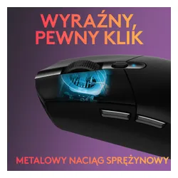 Myszka gamingowa Logitech G305 - czarny