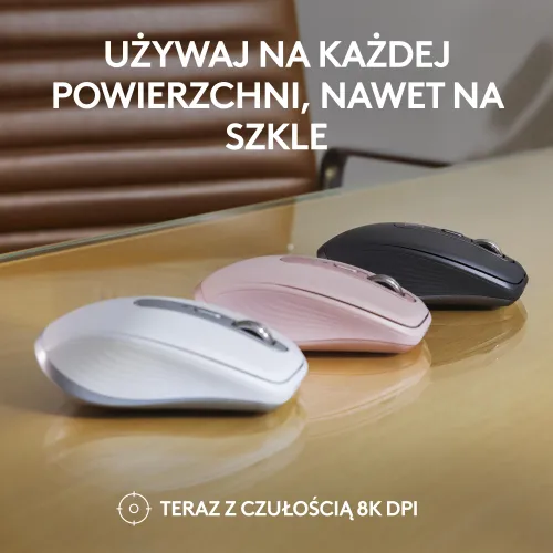 Myszka Logitech MX Anywhere 3S - różowy