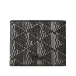 Büyük Erkek Cüzdanı Lacoste S Billfold Nh3697lx Monogram Noir Gris H45