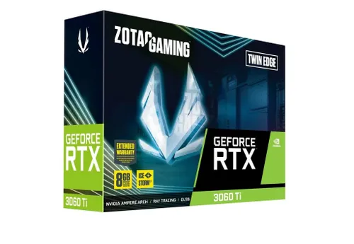 Видеокарта GeForce RTX 3060 Ti Twin Edge LHR 8GB GDDR6X 256bit 3DP/2HDMI