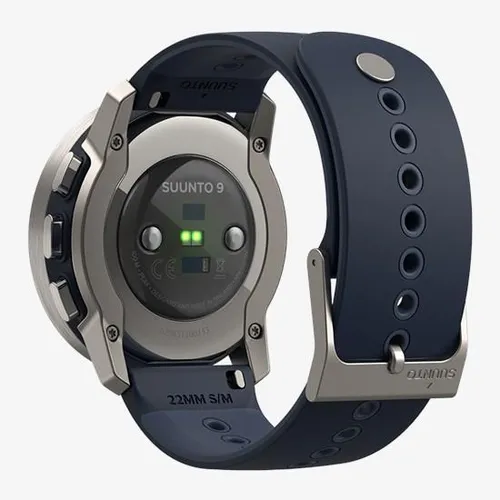 Спортивные часы Suunto 9 Peak 43mm GPS титановый синий