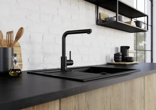 Bateria BLANCO Mila 526657 Czarny mat