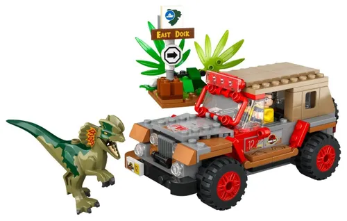 LEGO Jurassic World 76958 засада дилофозавра