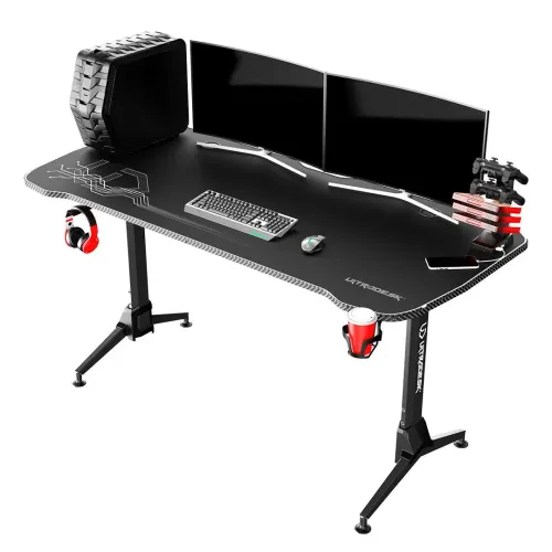 Biurko Ultradesk GRAND 160cm Regulacja wysokości Czarno-biały