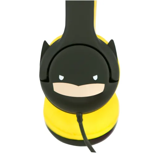 Słuchawki przewodowe z mikrofonem OTL Technologies Batman Chibi Style Dla dzieci Nauszne Czarno-żółty