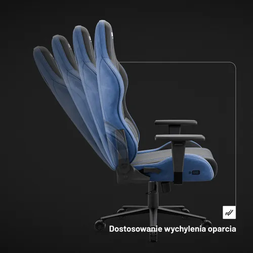 Fotel DIABLO CHAIRS X-One 2.0 Normal Size Czarno-niebieski