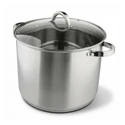 Garnek ze stali nierdzewnej z pokrywką FABIO 15 l